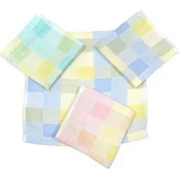 MIKONIKO Cotton Handkerchief For Women's & Kids (25x25 inch) (Pack of 4) ["Multicolor"] Handkerchief image 1