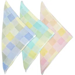 MIKONIKO Cotton Handkerchief For Women's & Kids (25x25 inch) (Pack of 4) ["Multicolor"] Handkerchief image 4