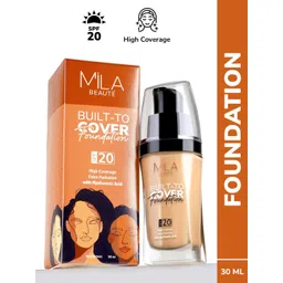 MILA BEAUTE Built To Cover Liquid Foundation - 30 ml- Golden Sand 04-picture-18