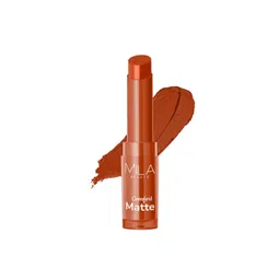 MILA BEAUTE Comfort Matt Long Lasting Lipstick With Jojoba Oil - 3.8g - Rusty Brown-picture-37