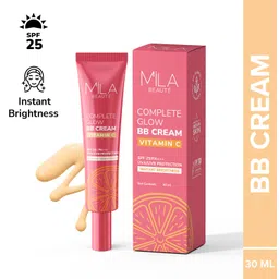 mila beauté Complete Glow BB Cream for Instant Brightness With SPF25 PA+++ & Vitamin C Foundation-picture-17