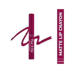 MILA BEAUTE Pout It Out Matte Lip Crayon Lipstick - 1.25 g Gamora 116-picture-12