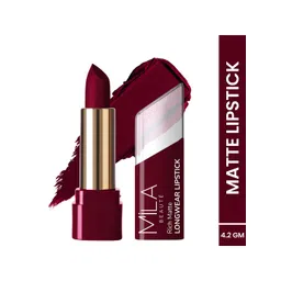 MILA BEAUTE Rich Matte Longwear Bullet Lipstick With Vitamin E- 4.2 g - Fired Up - 606-picture-13