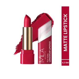 MILA BEAUTE Rich Matte Longwear Bullet Vitamin E Lipstick - 4.2 g - Lady Danger image 1
