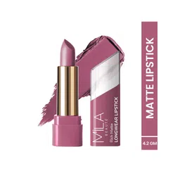 MILA BEAUTE Rich Matte Longwear Lipstick With Vitamin E - 4.2 g - Petal-picture-21
