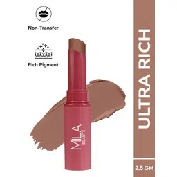 MILA BEAUTE Ultra Rich Transfer Proof Lipstick With Aloe Vera - Bare Nude 01-picture-32