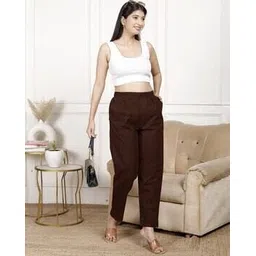 milady Women Relaxed Fit Pants with Insert Pockets-picture-29