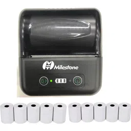 Milestone CX801B 80mm 3inch Thermal Bluetooth Receipt Bill Printer With 10Pcs Thermal Roll Thermal Receipt Printer-picture-14