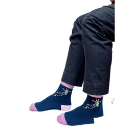 Milk&Whisky Men giraffe Patterned Ankle Length Socks-picture-24