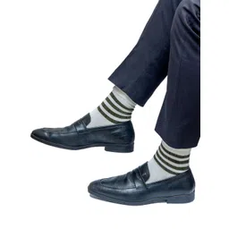 Milk&Whisky Men Striped Ankle Length Cotton Socks-picture-35