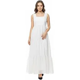 millat Women’s Gowns Fit and Flare Maxi Dress|Casual, Party Dresses-picture-22
