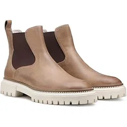 mille dollari Austin Leather Chelsea Boots for Men – Genuine Leather Ankle Boot with Elastic Gusset, Pull-On Design, Slip-Resistant Sole, Casual & Formal Wear-picture-11