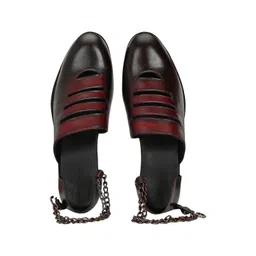 MILLE DOLLARI Men Leather Formal Slip-Ons image 4