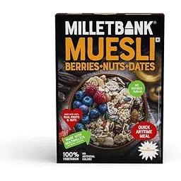 Millet Bank Berries,Nuts & Date Muesli | Nutrient-Rich Blend | 1 x 350g Pack-picture-28