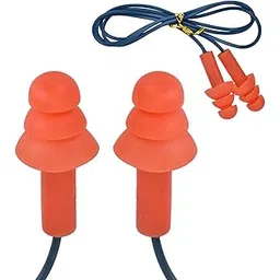 Milltrip Ear Plugs, Corded Silicone Noise Reduction Earplugs Metal Detectable Hearing Protection Ear Plugs-picture-18