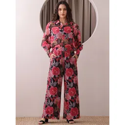 MILOST Printed Shirt With Palazzos Co-Ords-picture-29