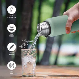milton Brim 1000 Stainless Steel Water Bottle, 875 ml, Light Green 875 ml Bottle image 2