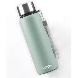 MILTON Brim 750 Stainless Steel Single Walled Leak Proof Easy Grip Water Bottle, 690 ml, Light Green-picture-41