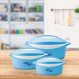 milton Delight Pack of 3 Thermoware Casserole Set-picture-26