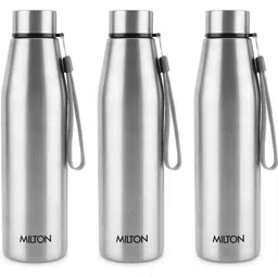 milton Drift 1000 Stainless Steel Bottle, 950ml each, set of 3, Silver, Single walled 950 ml Bottle-picture-20