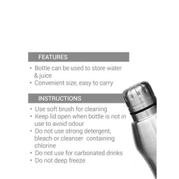 Milton Elate 1000 Stainless Steel 2 Pieces Water Bottle 880 ml Each image 3