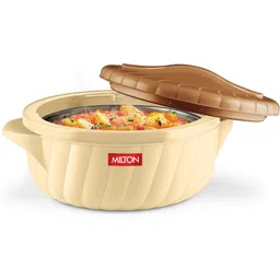 milton Flora 2500 Insulated Inner Steel Casserole for Roti, 2.35 Litre, Silky Cream Serve Casserole-picture-20