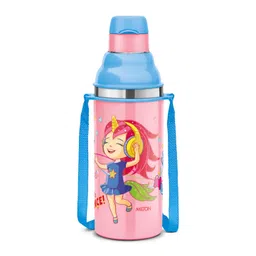 Milton Kool Stunner 400 Insulated School Kids Bottle with Inner Steel 420ml - Pink-picture-12