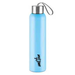 milton Miton Halo Steel Water Bottle - 625 ml, Blue-picture-18
