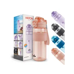 Milton Peach-Coloured Single Plastic Solid Water Bottle-picture-14