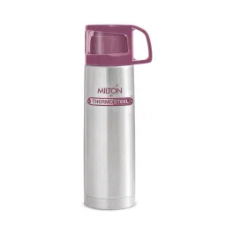 Milton Pink Stainless Steel Thermosteel Glassy Drinking Cup (0.5 L) image 1