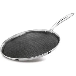 milton Pro Cook Triply Hexa Tech Induction Stainless Steel Tawa,30cm Honeycomb Nonstick Tawa 30 cm diameter-picture-27