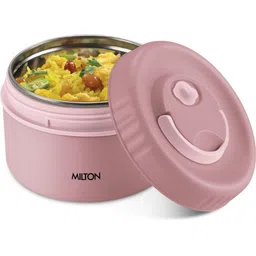 milton Snack Box Big Inner Steel PU Insulated 510 ml Leak Proof Air Vent Lunch Box 1 Containers Lunch Box-picture-13