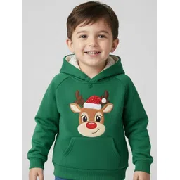 MIMISKU Unisex Kids Printed Hooded Sweatshirt-picture-22