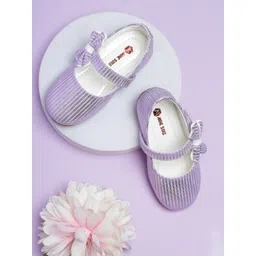 Minesole Girls Striped PU Flatforms-picture-12