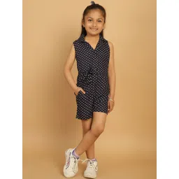 MINI & MING Girls Printed Sleeveless Playsuit-picture-57