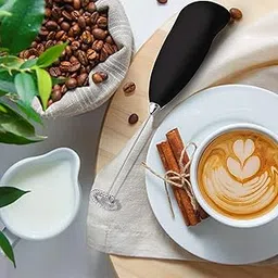 Mini Coffee Milk Egg Beater Electric Foam Hand Blender Mixer Classic Sleek Design Froth Whisker Latte Maker for Milk, Coffee, Beater, Juice, Cafe Latte Cappuccino mini blender-picture-29