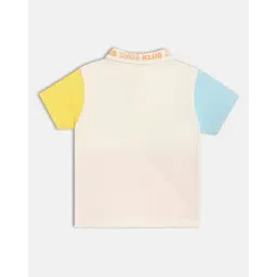 mini klub Collar-Neck Knitted Cotton Polo T-Shirt image 2