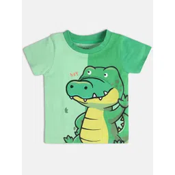 MINI KLUB Boys Cartoon Printed Cotton T-shirt-picture-30