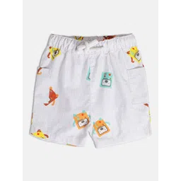 MINI KLUB Boys Conversational Printed Cotton Regular Shorts-picture-38