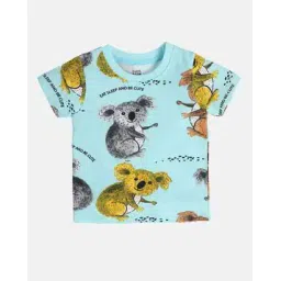 mini klub Boys Graphic Print Round-Neck T-Shirt-picture-28