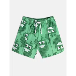 MINI KLUB Boys Graphic Printed Pure Cotton Shorts-picture-29