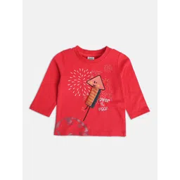 MINI KLUB Boys Graphic Printed Pure Cotton T-shirt-picture-43