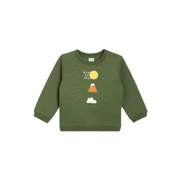 MINI KLUB Boys Graphic Printed Round Neck Pure Cotton Pullover Sweatshirt-picture-33