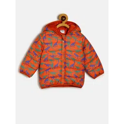 MINI KLUB Boys Lightweight Graphic Printed Hooded Padded Jacket-picture-18