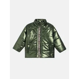MINI KLUB Boys Mandarin Collar Solid Padded Jacket-picture-18