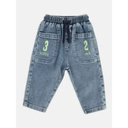 MINI KLUB Boys Mid-Rise Clean Look Stretchable Jeans-picture-51