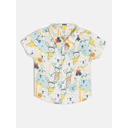 MINI KLUB Boys Opaque Printed Casual Shirt-picture-47