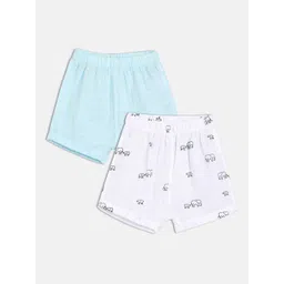 MINI KLUB Boys Pack Of 2 Animal Printed Shorts-picture-17