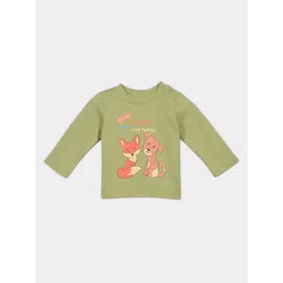 MINI KLUB Boys Pack Of 2 Graphic Printed Round Neck Cotton T-shirts-picture-23