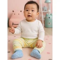 MINI KLUB Boys Pack Of 2 Solid Mid-Rise Regular Fit Trousers-picture-56